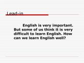 【语文版】中职英语基础模块下册：Unit 3《English Study》ppt课件（2）