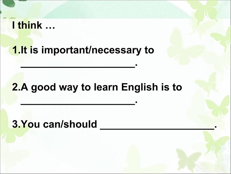 【语文版】中职英语基础模块下册：Unit 3《English Study》ppt课件（3）03