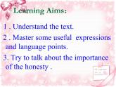 【语文版】中职英语基础模块下册：Unit 5《Honesty》ppt课件（1）