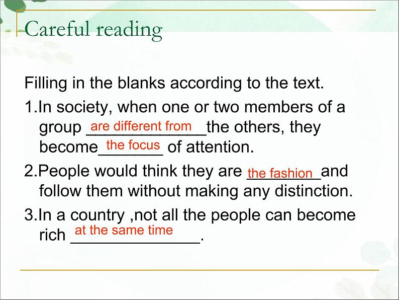 【语文版】中职英语基础模块下册：Unit 6《What’s Important》课件（2）06