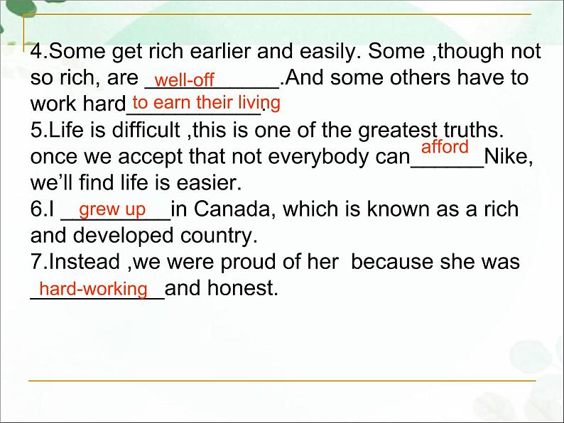 【语文版】中职英语基础模块下册：Unit 6《What’s Important》课件（2）07