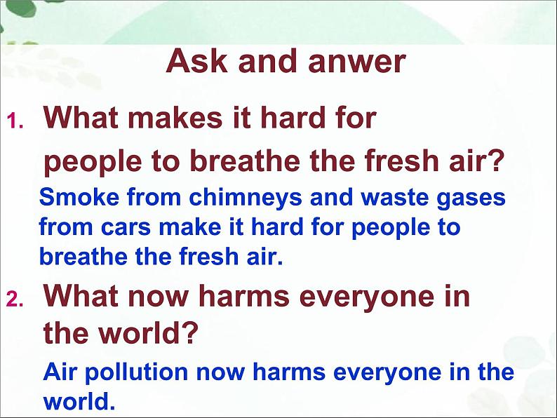 【语文版】中职英语基础模块下册：Unit 10《Environment》ppt课件（3）05