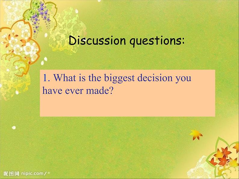 【语文版】中职英语拓展模块：Unit 2《Making Choices in Life》ppt课件（2）05