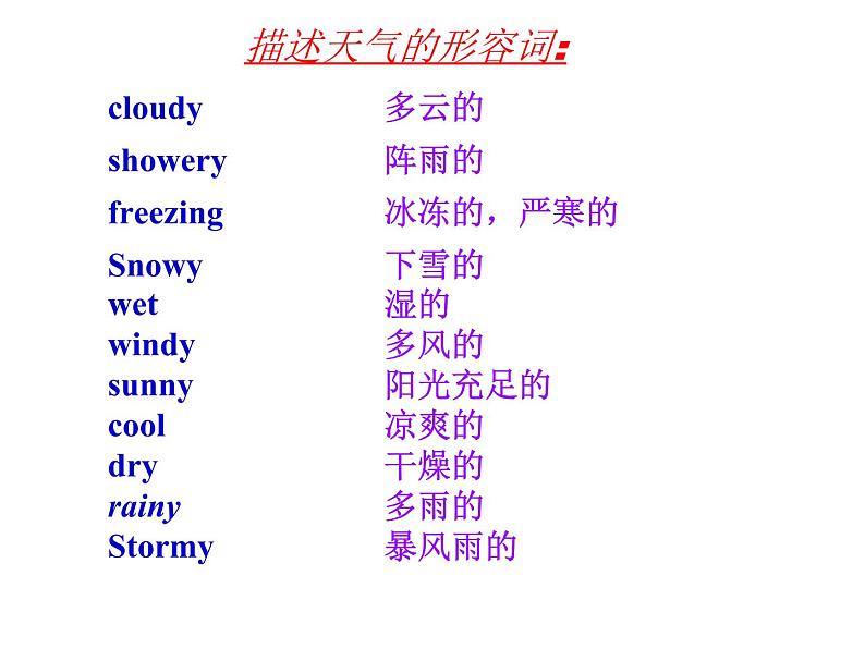 【语文版】中职英语拓展模块：Unit 10《The Changing Weahter》课件（2）第4页