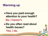 【语文版】中职英语拓展模块：Unit 9《Health and Diseases》ppt课件（2）