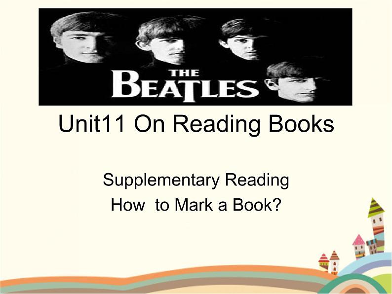 【语文版】中职英语拓展模块：Unit 11《On Reading Books》ppt课件第1页