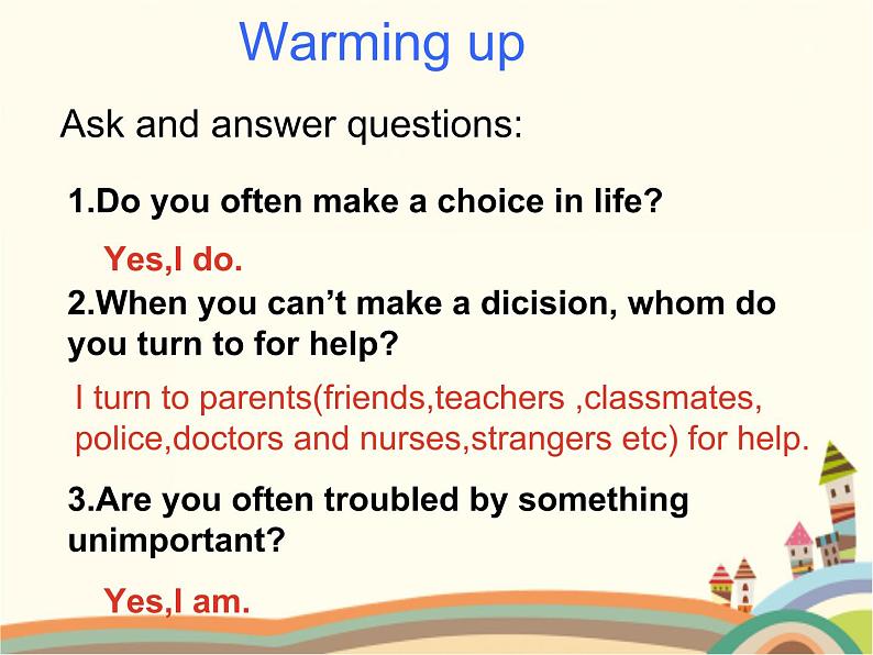 【语文版】中职英语拓展模块：Unit 2《Making Choices in Life》ppt课件（3）第5页