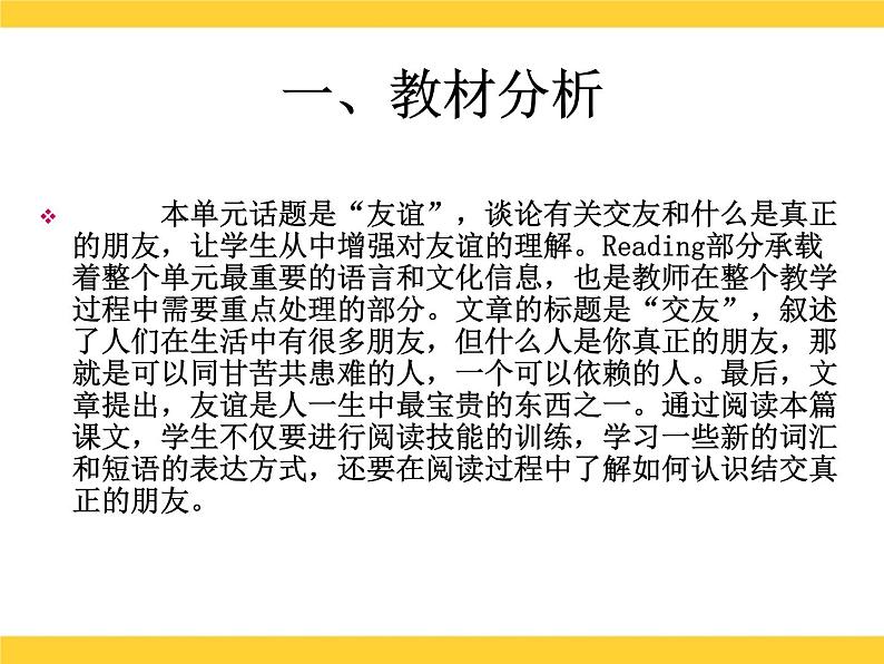 【语文版】中职英语基础模块上册：Unit 11《Friendship》ppt课件03