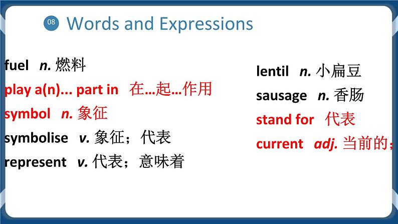 Unit 6 Not Just Tasty！Reading and writing 第一课时课件-中职英语外研版（2021）基础模块102
