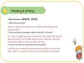 外研版(2021)中職高一英語基礎(chǔ)模塊2 Unit 1 Reading and Writing 課件