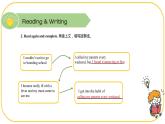 外研版(2021)中職高一英語基礎(chǔ)模塊2 Unit 1 Reading and Writing 課件