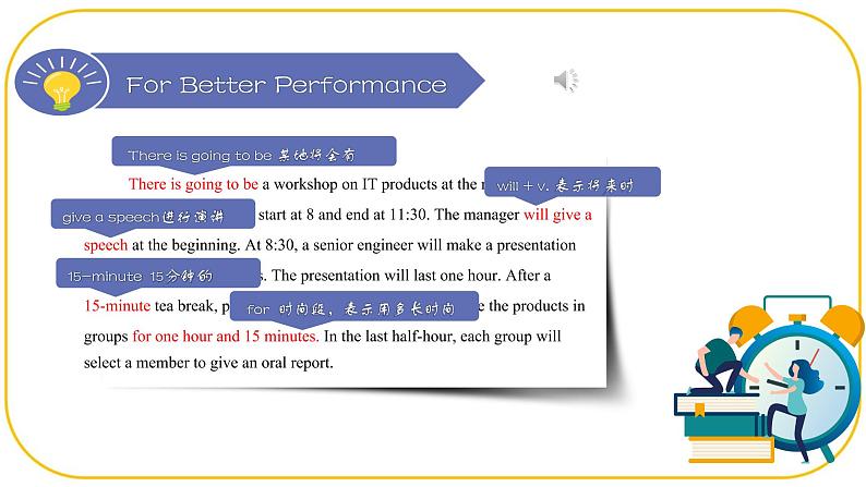 外研版(2021)中职高一英语基础模块2 Unit 2 For Better Performance 课件03