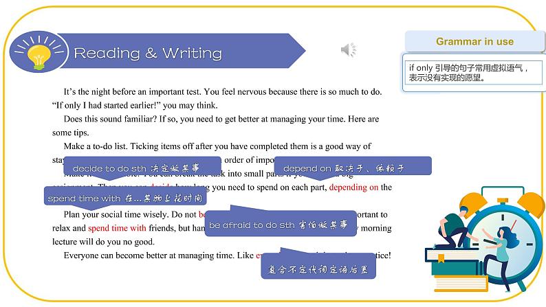 外研版(2021)中职高一英语基础模块2 Unit 2 Reading and Writing 课件03