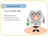 外研版(2021)中職高一英語基礎(chǔ)模塊2 Unit 3 Reading and Writing 課件