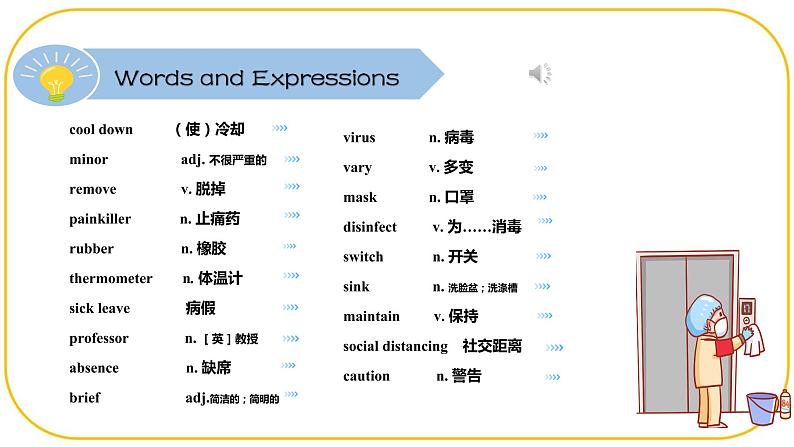 外研版(2021)中职高一英语基础模块2 Unit 3 Warming up 课件04