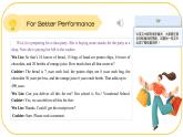 外研版(2021)中职高一英语基础模块2 Unit 6 For Better Performance 课件