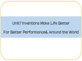 外研版(2021)中职高一英语基础模块2 Unit 7 For Better Performance 课件