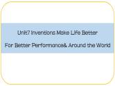 外研版(2021)中职高一英语基础模块2 Unit 7 For Better Performance 课件