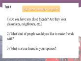 【中职专用】高中英语 语文版2021·基础模块3  Unit1TrueFriendsPeriod1LanguageSkillsPractice课件