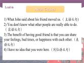 【中职专用】高中英语 语文版2021·基础模块3  Unit1TrueFriendsPeriod2LanguageinUse课件