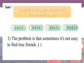 【中职专用】高中英语 语文版2021·基础模块3  Unit1TrueFriendsPeriod2LanguageinUse课件