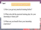 【中职专用】高中英语 语文版2021·基础模块3  Unit4MyInternshipExperieneePeriod1LanguageSkillsPractice课件