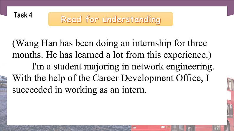 【中职专用】高中英语 语文版2021·基础模块3  Unit4MyInternshipExperieneePeriod1LanguageSkillsPractice课件第7页