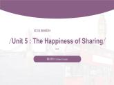 【中职专用】高中英语 语文版2021·基础模块3  Unit5TheHappinessofSharingPeriod3CultureCorner课件