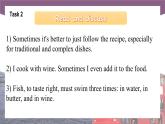 【中职专用】高中英语 语文版2021·基础模块3  Unit8CookingSkillsPeriod1LanguageSkillsPractice课件
