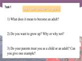 【中职专用】高中英语 语文版2021·基础模块3  Unit 10 Being an Adult Period 1 Language Skills Practice课件