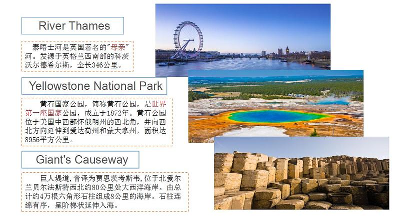 【中职专用】高中英语  高教版2021·基础模块3 Part1-2 Unit 5 Natural Wonders in the World课件第6页