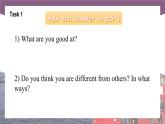 【中职专用】高中英语 语文版 2021 基础模块上册 Unit 2 Accepting Everyone' Uniqueness Period 1 Language Skills Practice 课件