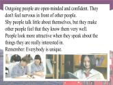 【中职专用】高中英语 语文版 2021 基础模块上册 Unit 2 Accepting Everyone' Uniqueness Period 3 Culture Corner课件