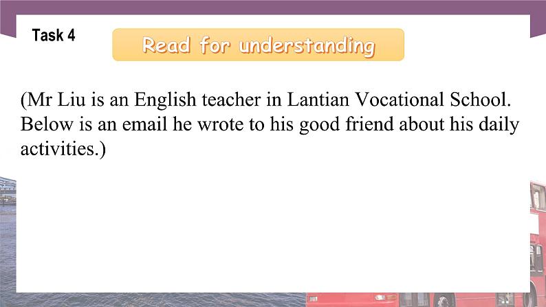 【中职专用】高中英语 语文版 2021 基础模块上册 Unit 3 Starting a New Day Period 1 Language Skills Practice 课件08