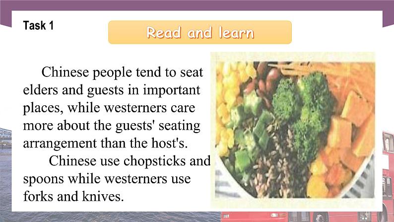 【中职专用】高中英语 语文版 2021 基础模块上册 Unit 6 Table Manners Period 3 Culture Corner课件第5页