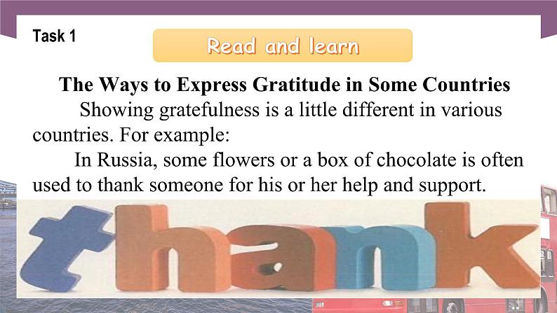 【中职专用】高中英语 语文版 2021 基础模块上册 Unit 10 Learning to Be Grateful Period 3 Culture Corner课件04