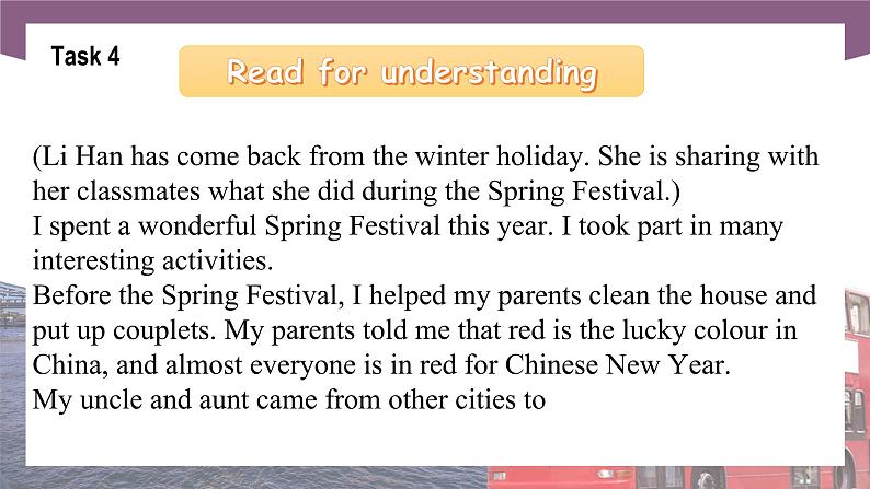 【中职专用】高中英语 （语文版2021·基础模块2） Unit1+The+Spring+Festival+Period+1+Language+Skills+Practice课件07