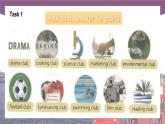 【中职专用】高中英语 （语文版2021·基础模块2） Unit+3+School+Clubs+Period+1+Language+Skills+Practice课件