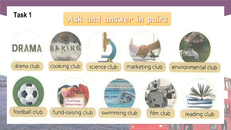 【中职专用】高中英语 （语文版2021·基础模块2） Unit+3+School+Clubs+Period+1+Language+Skills+Practice课件第5页