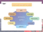 【中职专用】高中英语 （语文版2021·基础模块2） Unit 9 Ideal Jobs Period 1 Language Skills Practice课件-