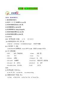 【专题复习】（江苏地区）2024年中职高考英语 一轮复习讲练测 专题06：介词（试卷）