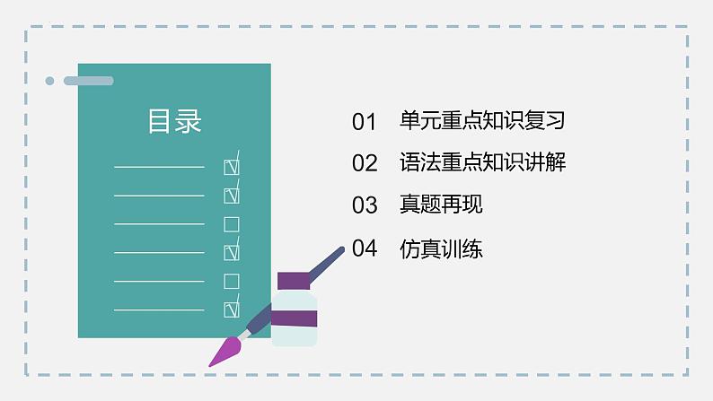 【讲练测】高教版 中职英语 高考一轮复习精讲 拓展模块-unit9-10-课件02