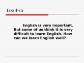 【语文版】中职英语基础模块下册：Unit 3《English Study》ppt课件（2）