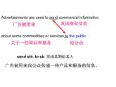 【语文版】中职英语基础模块下册：Unit 9《Advertisement》ppt课件（1）
