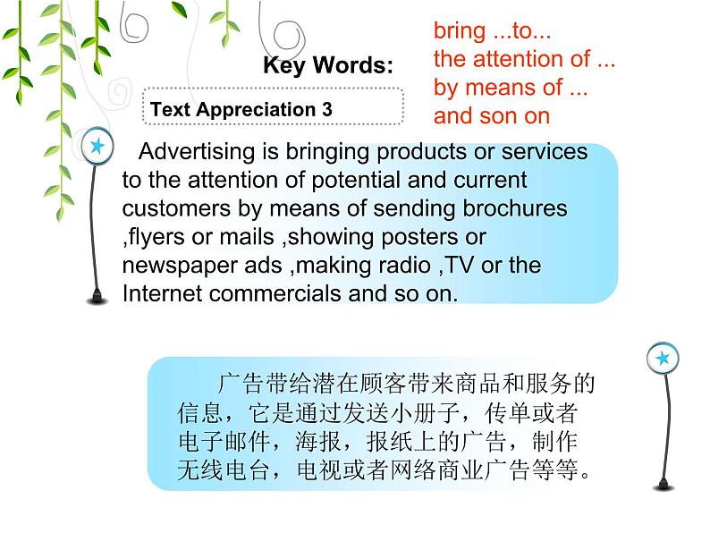 【语文版】中职英语基础模块下册：Unit 9《Advertisement》ppt课件（2）第5页