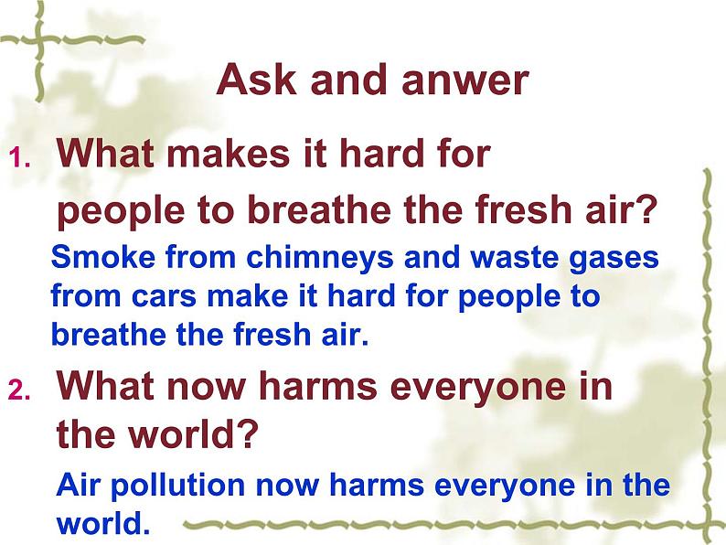 【语文版】中职英语基础模块下册：Unit 10《Environment》ppt课件（3）第5页