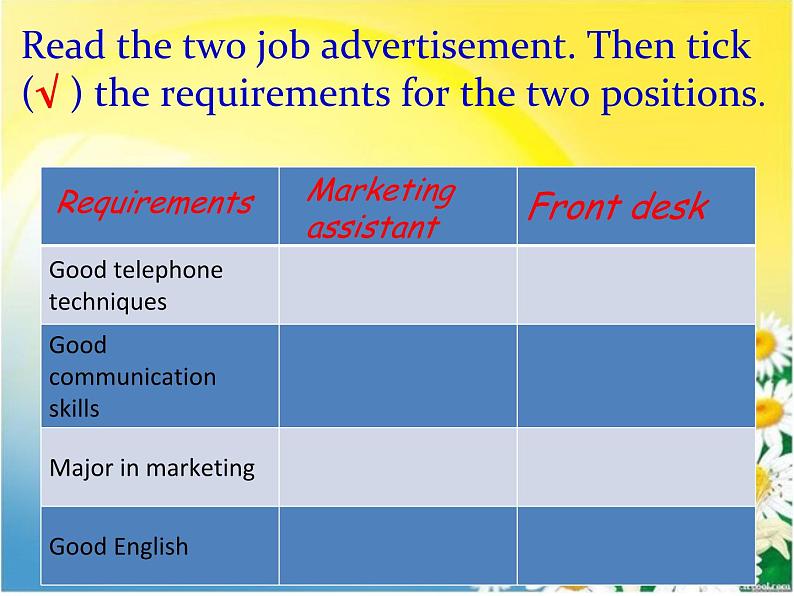 【高教版】中职英语（拓展模块）：Uint 9《Job Hunting》ppt课件（2）06