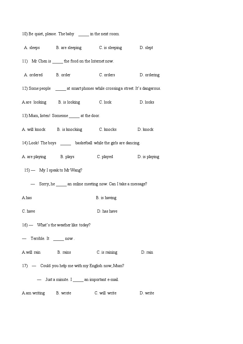 【寒假作业】中职英语 高教版2021 基础模块1 高一寒假提升训练 unit7 The Internet-练习.zip03