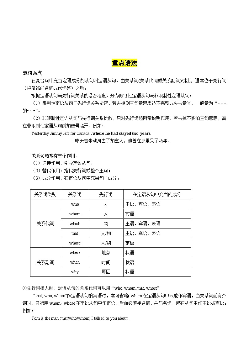 【讲练一体】中职英语 高教版（2021）拓展模块 单元讲练 Unit 6 Carrying Forward Craftsmanship（知识串讲+跟踪训练）（原卷版）02