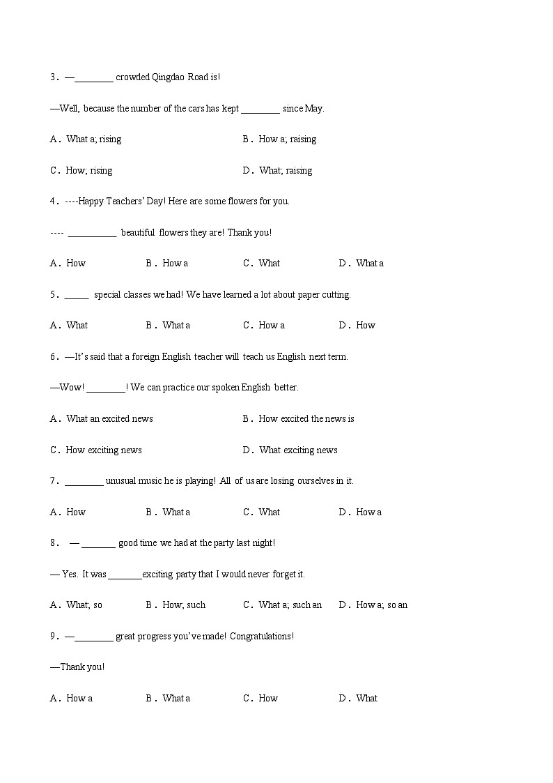 【单元测试】中职英语 高教版2021 基础模块2 Unit4 Volunteer Work（B卷·能力提升）02